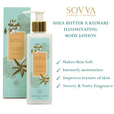 SHEA BUTTER x KUMARI ILLUMINATING BODY LOTION FOR NORMAL TO DRY SKIN